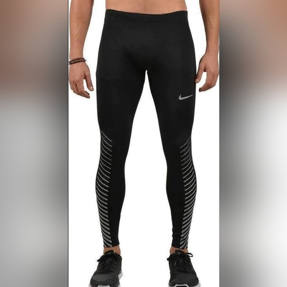 NIKE  Dri-FIT Black Leggings SIZE M - Picture 1 of 8